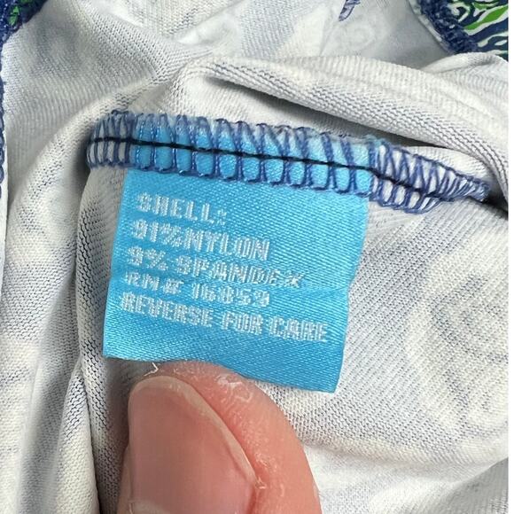 J. McLaughlin‎ Women's XL Catalina Cloth Top Geometric Travel Preppy Minimalist - Picture 5 of 10